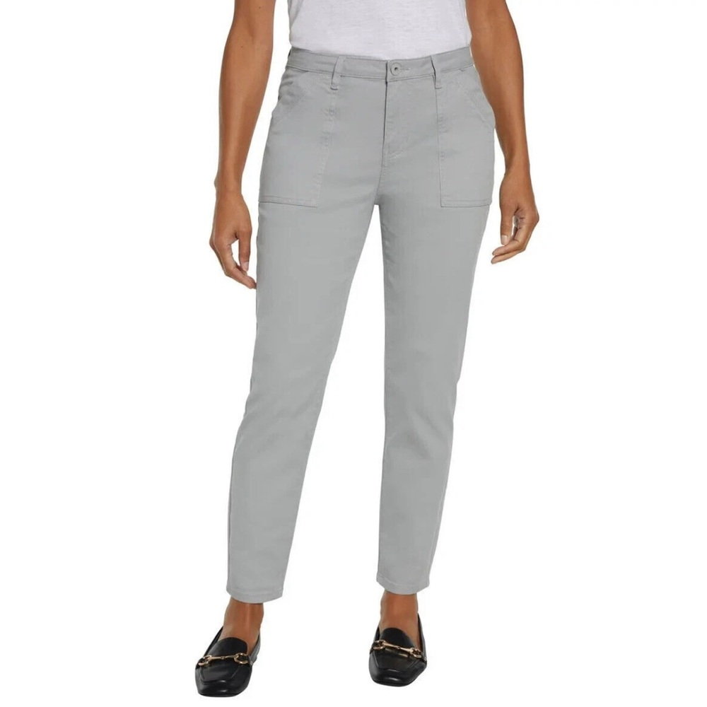 Brand New Women's Banana Republic High Rise Twill Pants Grey size 12